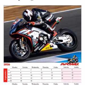 Superbike Six page memo calendar - Image 4