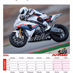 Superbike Six page memo calendar - Image 5